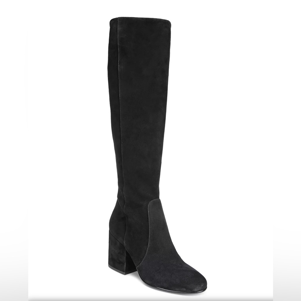 Sam Edelman Women's Thora Suede Tall Block Heel Boots size 8